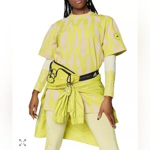 Women’s adidas by Stella McCartney Cotton Blend Animal Print Tee - Size M